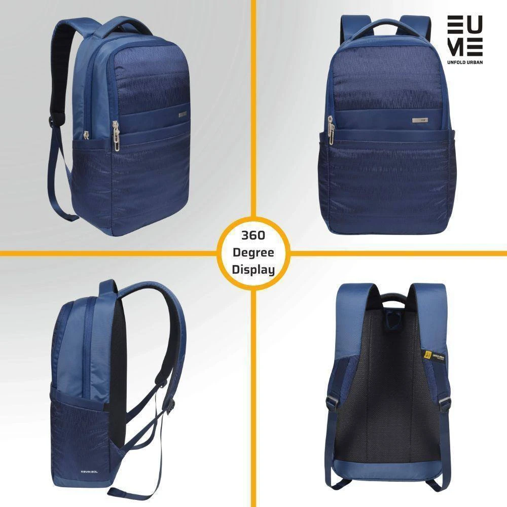 EUME Laptop Bag For 35.56 Cm (14 Inch) Laptops, Navy Blue Kevin(491570632) 4 EUME Laptop Bag For 35.56 Cm (14 Inch) Laptops, Navy Blue Kevin(491570632) - Image 2