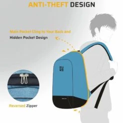 EUME Laptop Bag For 39.62 Cm (15.6 Inch) Laptops, Teal Blue/Black SHIELD(491570627) -Smart Bag Shop EUME SHIELD Bags and Cases 491570627 i 4 1200Wx1200H