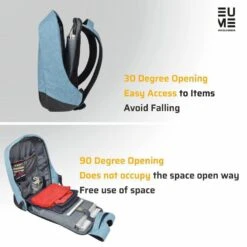 EUME Laptop Bag For 39.62 Cm (15.6 Inch) Laptops, Teal Blue/Black SHIELD(491570627) -Smart Bag Shop EUME SHIELD Bags and Cases 491570627 i 5 1200Wx1200H