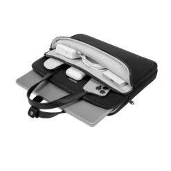 Versatile-A12 Laptop Shoulder Bag For 14 Inch MacBook Pro M3/M2/M1 | Black -Smart Bag Shop H22C1D1 4