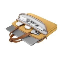 Versatile-A12 Laptop Shoulder Bag For 14 Inch MacBook Pro M3/M2/M1 | Yellow -Smart Bag Shop H22C1Y1 4