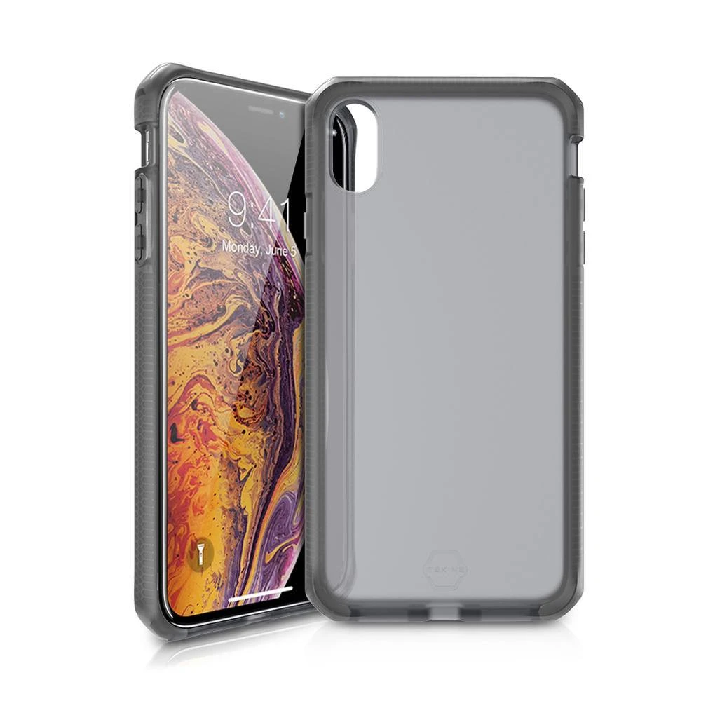 ITSkins Supreme Frost Mobile Case For IPhone XS Max, Black/Grey(491420201) 3 ITSkins Supreme Frost Mobile Case For IPhone XS Max, Black/Grey(491420201)