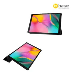 Inbase Silk Series Tablet Flip Cover For Samsung A10.1, Black IB-772(491901422) -Smart Bag Shop Inbase IB 772 Bags and Cases 491901422 i 3 1200Wx1200H