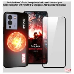 Infinix Mobile Case With Screen Guard For Note 12 Turbo (Exclusive Marvel's Doctor Strange Theme)(492850805) -Smart Bag Shop Infinix Mobile Case 492850805 i 3 1200Wx1200H