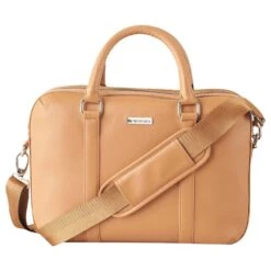 Neopack Messenger Bag For 13 - 14 Inch Macbook With Well Padded Handle, Tan, 47TN14(492850929)