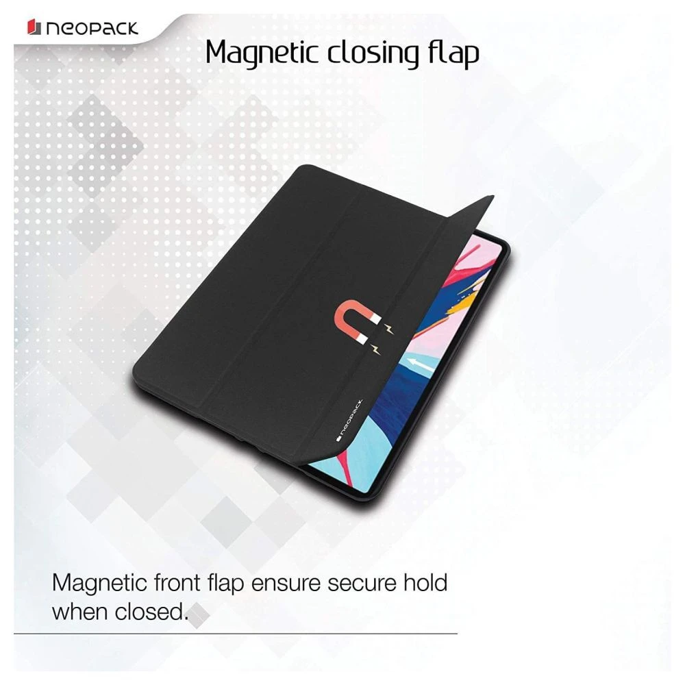 Neopack Delta Tablet Flip Case For 27.68 Cm (10.9 Inch) Apple IPad Air (4th Gen) And IPad 11 Pro (2nd Gen), Black 50BKA4(491946476) 4 Neopack Delta Tablet Flip Case For 27.68 Cm (10.9 Inch) Apple IPad Air (4th Gen) And IPad 11 Pro (2nd Gen), Black 50BKA4(491946476) - Image 2