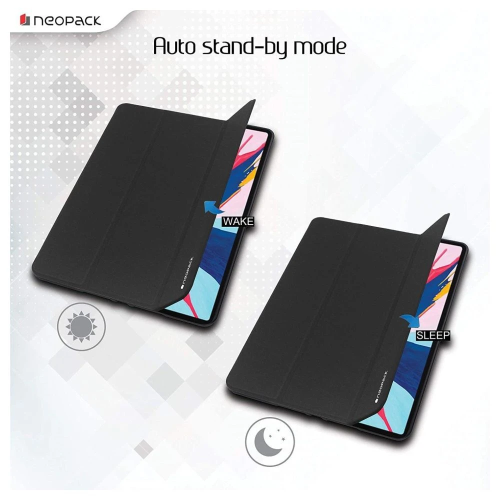 Neopack Delta Tablet Flip Case For 27.68 Cm (10.9 Inch) Apple IPad Air (4th Gen) And IPad 11 Pro (2nd Gen), Black 50BKA4(491946476) 5 Neopack Delta Tablet Flip Case For 27.68 Cm (10.9 Inch) Apple IPad Air (4th Gen) And IPad 11 Pro (2nd Gen), Black 50BKA4(491946476) - Image 3