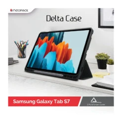 Neopack Delta Smart Cover For Samsung Galaxy Tab S7, Black 50BKS7(491901011)