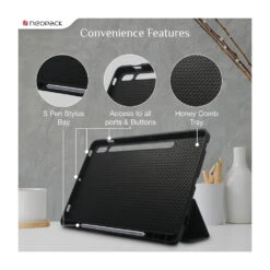 Neopack Delta Smart Cover For Samsung Galaxy Tab S7, Black 50BKS7(491901011) -Smart Bag Shop Neopack 50BKS7 Bags and Cases 491901011 i 3 1200Wx1200H