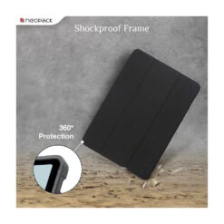 Neopack Delta Smart Cover For Samsung Galaxy Tab S7 Plus, Black 50BKS7PLUS(491901012) -Smart Bag Shop Neopack 50BKS7PLUS Bags and Cases 491901012 i 4 1200Wx1200H