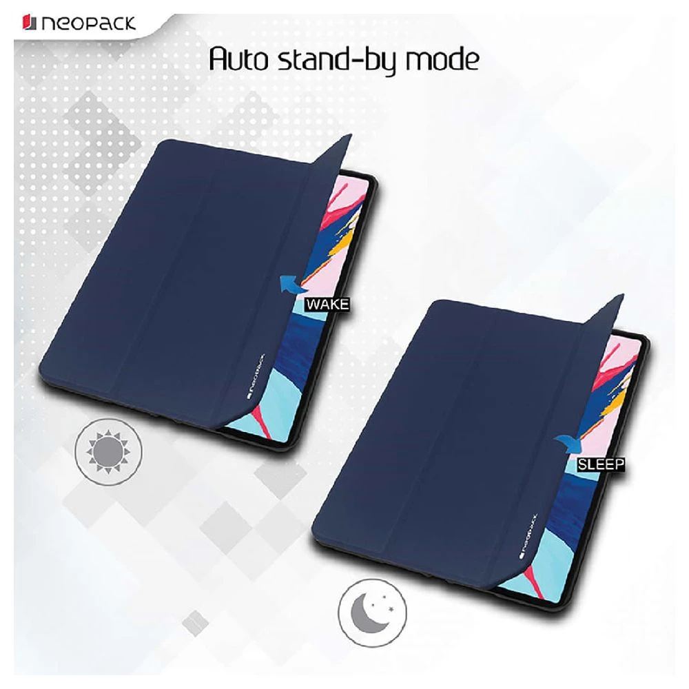 Neopack Delta Tablet Flip Case For 27.68 Cm (10.9 Inch) Apple IPad Air And IPad 11 Pro (2nd & 3rd Gen), Blue 50BLA4(491946477) 4 Neopack Delta Tablet Flip Case For 27.68 Cm (10.9 Inch) Apple IPad Air And IPad 11 Pro (2nd & 3rd Gen), Blue 50BLA4(491946477) - Image 2