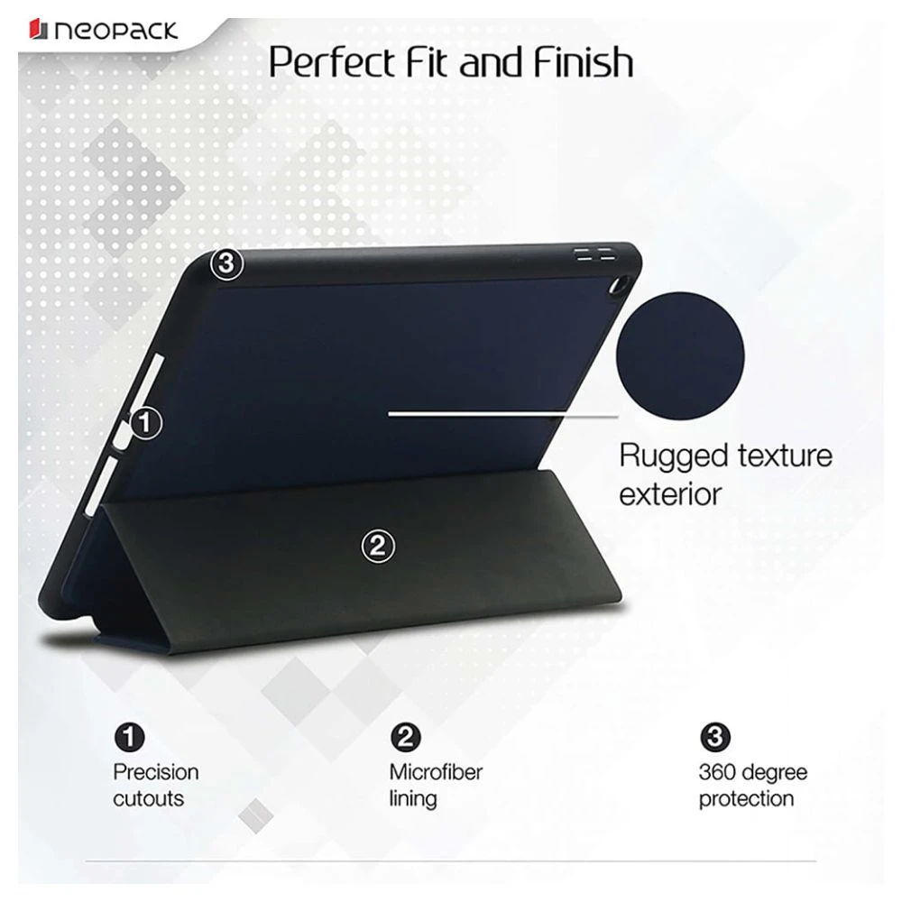 Neopack Delta Tablet Flip Case For 27.68 Cm (10.9 Inch) Apple IPad Air And IPad 11 Pro (2nd & 3rd Gen), Blue 50BLA4(491946477) 6 Neopack Delta Tablet Flip Case For 27.68 Cm (10.9 Inch) Apple IPad Air And IPad 11 Pro (2nd & 3rd Gen), Blue 50BLA4(491946477) - Image 4