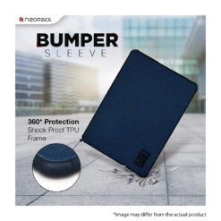 Neopack Bumper Laptop Sleeve For 33.02 Cm (13 Inch) Macbook Air Retina Display, Midnight Blue 7BL12(491838116) -Smart Bag Shop Neopack 7BL12 Bags and Cases 491838116 i 3 1200Wx1200H