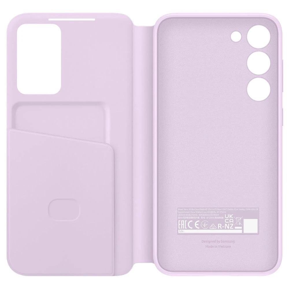 Samsung Smart View Wallet Case For Samsung Galaxy S23 Plus, Lavender EF-ZS916CVEGIN(493665180) 4 Samsung Smart View Wallet Case For Samsung Galaxy S23 Plus, Lavender EF-ZS916CVEGIN(493665180) - Image 2