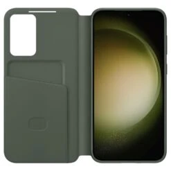 Samsung Smart View Wallet Case For Samsung Galaxy S23 Plus, Green EF-ZS916CGEGIN(493665181) -Smart Bag Shop Samsung S23Plus MCase 493665181 i 3 1200Wx1200H