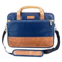 Stuffcool Lush Laptop Bag For 35.56 Cm (14 Inch) MacBook Pro, Blue And Brown, VGSLBG14(493177615) -Smart Bag Shop Stuffcool VGSLBG14 Laptop Backpack 493177615 i 5 1200Wx1200H