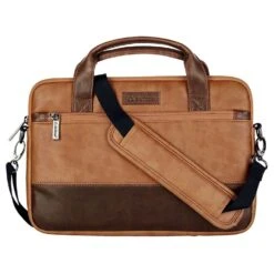 Stuffcool Lush Laptop Bag For 35.56 Cm (14 Inch) MacBook Pro, Brown And Dark Brown, VGSLBG14(493177616)