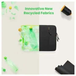 Tomtoc Defender Laptop Sleeve For Up To 35.56 Cm (14 Inch) Laptop With Safeguard Laptop Bottom Corner, Black A13-C01D01(493665228) -Smart Bag Shop Tomtoc A13 C01D01 Sleeve 493665228 i 9 1200Wx1200H