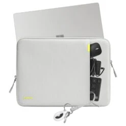 Tomtoc Defender Laptop Sleeve For Up To 35.56 Cm (14 Inch) Laptop With Safeguard Laptop Bottom Corner, Grey A13-C01G01(493665230) -Smart Bag Shop Tomtoc A13 C01G01 Sleeve 493665230 i 3 1200Wx1200H
