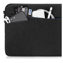 Tomtoc Laptop Sleeve For Laptop With Pocket For Small Accessories, Black A18-C01D(493665226) -Smart Bag Shop Tomtoc A18 C01D Sleeve 493665226 i 4 1200Wx1200H