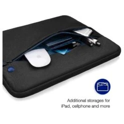 Tomtoc Laptop Sleeve For Laptop With Pocket For Small Accessories, Black A18-C01D(493665226) -Smart Bag Shop Tomtoc A18 C01D Sleeve 493665226 i 8 1200Wx1200H