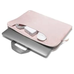 Tomtoc Laptop Handbag With Spill Resistant Surface Coating, Pink A21-C01C(493665232) -Smart Bag Shop Tomtoc A21 C01C Sleeve 493665232 i 6 1200Wx1200H