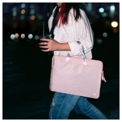 Tomtoc Laptop Handbag With Spill Resistant Surface Coating, Pink A21-C01C(493665232) -Smart Bag Shop Tomtoc A21 C01C Sleeve 493665232 i 9 1200Wx1200H