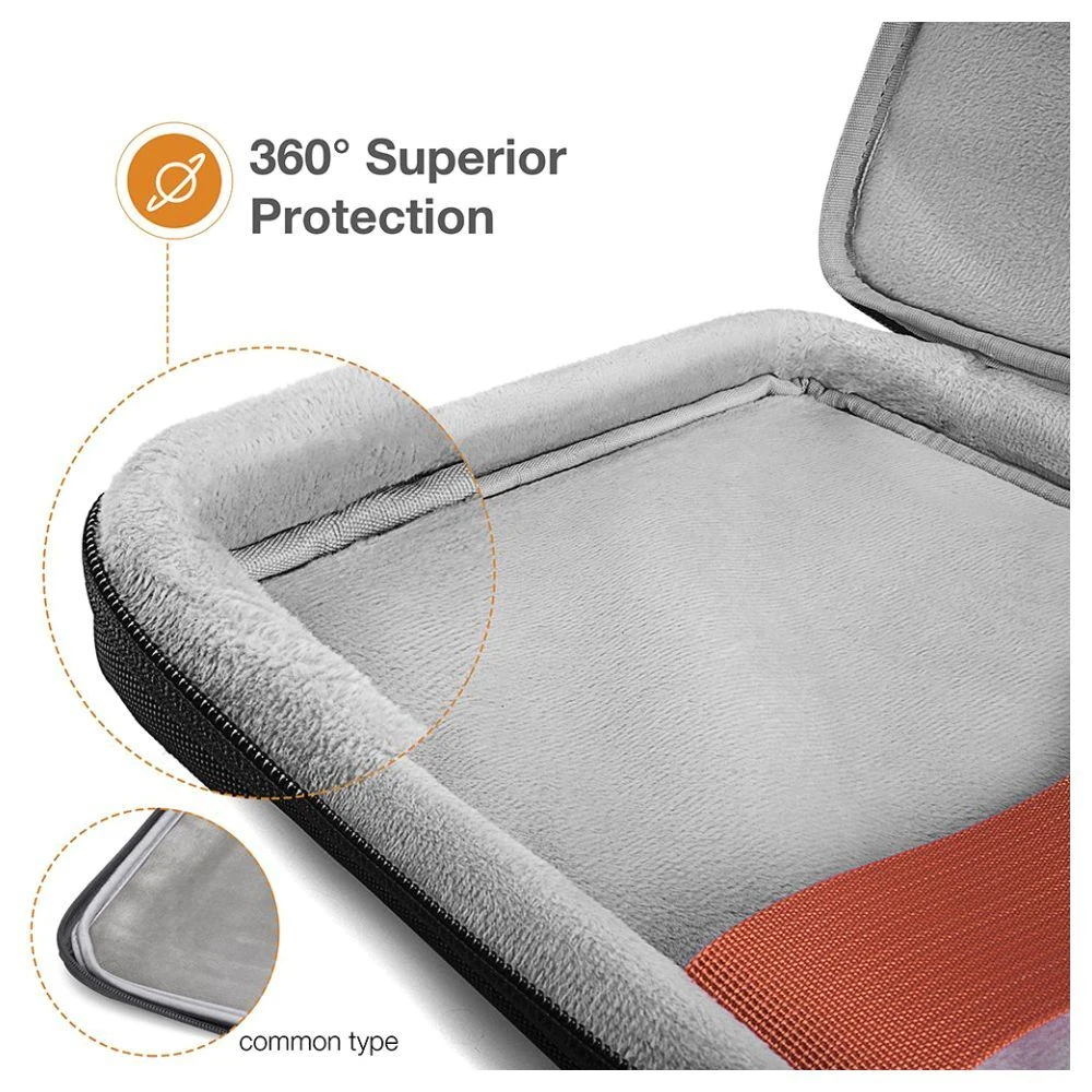 Tomtoc Defender Laptop Handbag For Up To 35.56 Cm (14 Inch) Laptop With 360 Degree Superior Protection, Black A22D2D1(493665238) 8 Tomtoc Defender Laptop Handbag For Up To 35.56 Cm (14 Inch) Laptop With 360 Degree Superior Protection, Black A22D2D1(493665238) - Image 6