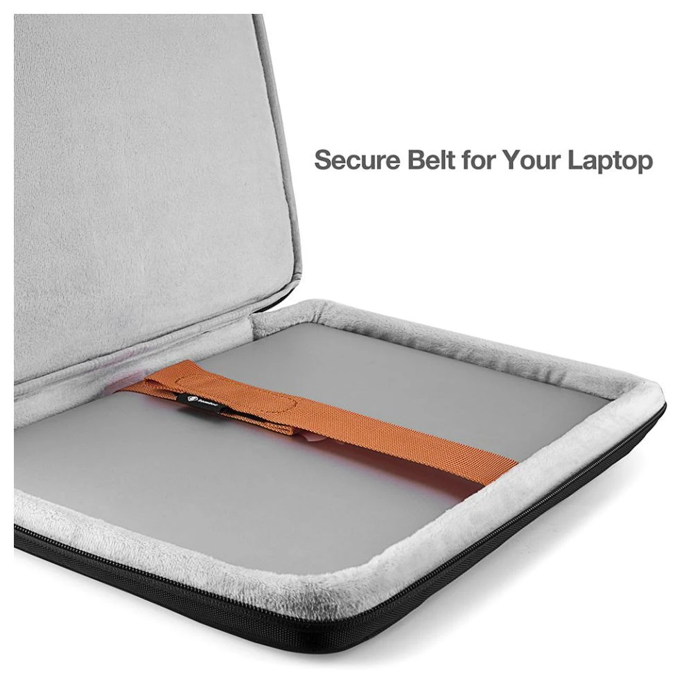 Tomtoc Defender Laptop Handbag For Up To 35.56 Cm (14 Inch) Laptop With 360 Degree Superior Protection, Black A22D2D1(493665238) 9 Tomtoc Defender Laptop Handbag For Up To 35.56 Cm (14 Inch) Laptop With 360 Degree Superior Protection, Black A22D2D1(493665238) - Image 7
