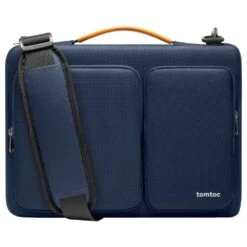 Tomtoc Versatile Laptop Shoulder Bag For Up To 35.56 Cm (14 Inch) Laptop With 360 Degree Superior Protection, Navy Blue A42-C01B01(493665244)