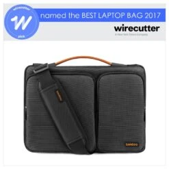 Tomtoc Defender Laptop Shoulder Bag For Up To 35.56 Cm (14 Inch) Laptop With 360 Degree Superior Protection, Black A42-C01D(493665243) -Smart Bag Shop Tomtoc A42 C01D Sleeve 493665243 i 3 1200Wx1200H