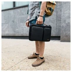 Tomtoc Defender Laptop Shoulder Bag For Up To 35.56 Cm (14 Inch) Laptop With 360 Degree Superior Protection, Black A42-C01D(493665243) -Smart Bag Shop Tomtoc A42 C01D Sleeve 493665243 i 9 1200Wx1200H