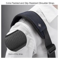 Tomtoc Defender Laptop Shoulder Bag For Up To 39.62 Cm (15.6 Inch) Laptop With 360 Degree Superior Protection, Navy Blue A42-E01B01(493665245) -Smart Bag Shop Tomtoc A42 E01B01 Sleeve 493665245 i 5 1200Wx1200H