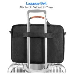 Tomtoc Defender Laptop Shoulder Bag For Up To 40.64 Cm (16 Inch) Laptop With Comfortable Shoulder Strap, Black A50-E01D(493665250) -Smart Bag Shop Tomtoc A50 E01D Sleeve 493665250 i 7 1200Wx1200H