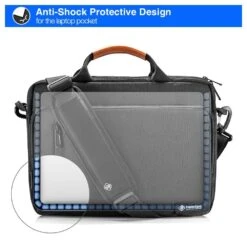 Tomtoc Defender Laptop Shoulder Bag For Up To 40.64 Cm (16 Inch) Laptop With Comfortable Shoulder Strap, Black A50-E01D(493665250) -Smart Bag Shop Tomtoc A50 E01D Sleeve 493665250 i 8 1200Wx1200H