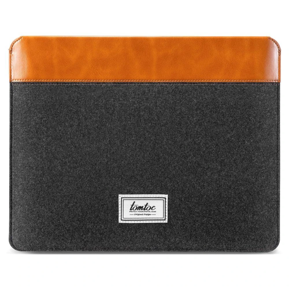 Tomtoc Vintage Laptop/Tablet Sleeve For Up To 33 Cm (13 Inch) Laptop/Tablet With Intelligent Magnet Closure, Grey H16-C02Y(493665234) 3 Tomtoc Vintage Laptop/Tablet Sleeve For Up To 33 Cm (13 Inch) Laptop/Tablet With Intelligent Magnet Closure, Grey H16-C02Y(493665234)
