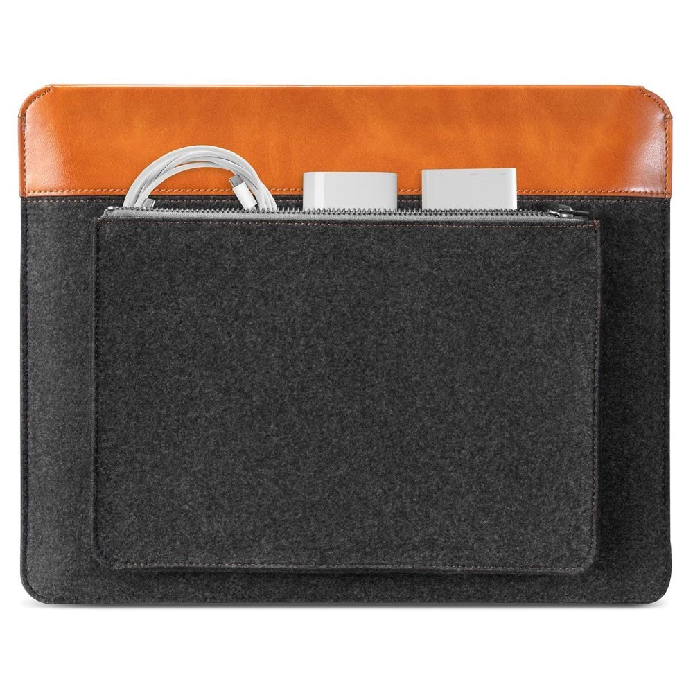 Tomtoc Vintage Laptop/Tablet Sleeve For Up To 33 Cm (13 Inch) Laptop/Tablet With Intelligent Magnet Closure, Grey H16-C02Y(493665234) 4 Tomtoc Vintage Laptop/Tablet Sleeve For Up To 33 Cm (13 Inch) Laptop/Tablet With Intelligent Magnet Closure, Grey H16-C02Y(493665234) - Image 2