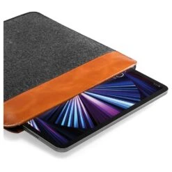 Tomtoc Vintage Laptop/Tablet Sleeve For Up To 40.64 Cm (16 Inch) Laptop/Tablet With Intelligent Magnet Closure, Grey H16-E01Y(493665235) -Smart Bag Shop Tomtoc H16 E01Y Sleeve 493665235 i 6 1200Wx1200H