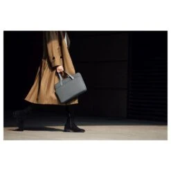 Tomtoc The Her Laptop Handbag For Up To 35.56 Cm (14 Inch) Laptop With Soft PU Leather Handle, Grey H21-C01G01(493665246) 14 Tomtoc The Her Laptop Handbag For Up To 35.56 Cm (14 Inch) Laptop With Soft PU Leather Handle, Grey H21-C01G01(493665246) -Smart Bag Shop Tomtoc H21 C01G01 Sleeve 493665246 i 4 1200Wx1200H