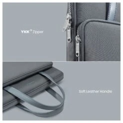Tomtoc The Her Laptop Handbag For Up To 35.56 Cm (14 Inch) Laptop With Soft PU Leather Handle, Grey H21-C01G01(493665246) 16 Tomtoc The Her Laptop Handbag For Up To 35.56 Cm (14 Inch) Laptop With Soft PU Leather Handle, Grey H21-C01G01(493665246) -Smart Bag Shop Tomtoc H21 C01G01 Sleeve 493665246 i 6 1200Wx1200H